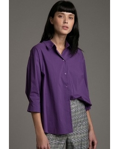 Фиолетовая блузка-рубашка Emka B2540/global