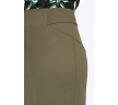 Классическая юбка-карандаш Цвета хаки Emka S629/rise