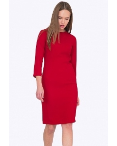 Приталенное красное платье Emka PL751/kenny