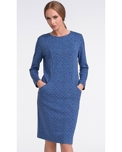 Платье синего цвета Sunwear US212