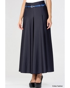 Длинная тёмно-синяя юбка Emka Fashion 288-arletta