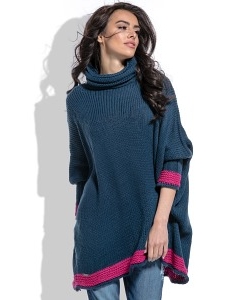 Стильный свободный свитер oversize Fobya F469