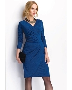 Трикотажное платье синего цвета Sunwear PS62-5