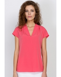 Коралловая блузка Emka Fashion b 2164/shirli