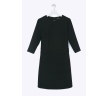 Чёрное прямое платье Emka PL725/vilma
