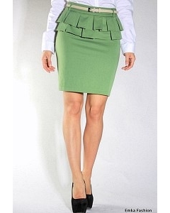 Зеленая юбка Emka Fashion | 358-greta